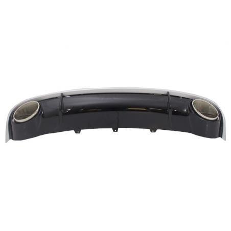 Suitable for AUDI A4 B8 Limousine Avant Pre Facelift (2007-2011) Rear Bumper Valance Diffuser & Exhaust Tips RS4 Design Suitable for AUDI A4 B8 Limousine Avant Pre Facelift (2007-2011) Rear Bumper Valance Diffuser & Exhaust Tips RS4 Design