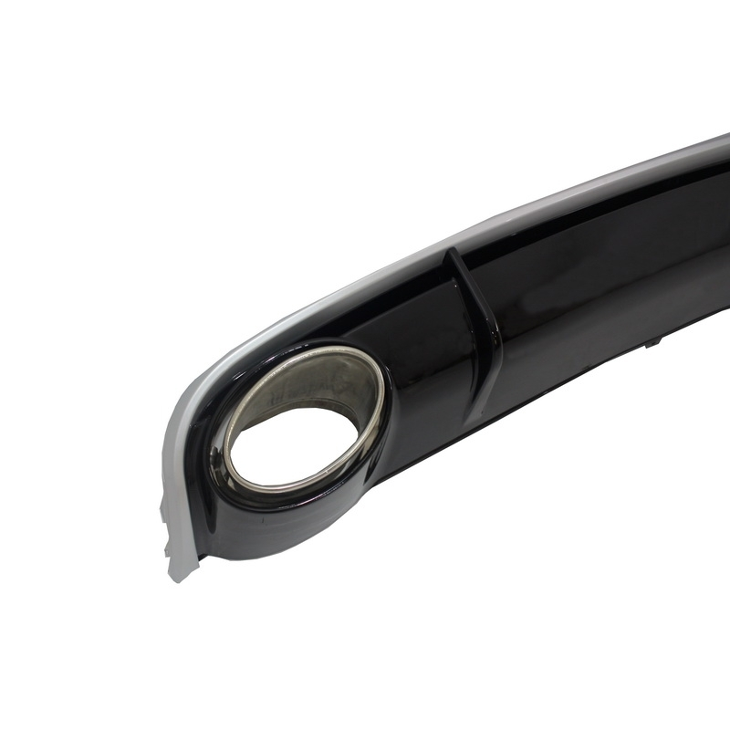 Suitable for AUDI A4 B8 Limousine Avant Pre Facelift (2007-2011) Rear Bumper Valance Diffuser & Exhaust Tips RS4 Design