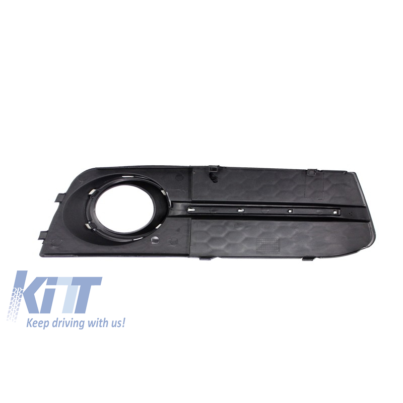 Fog Lamp Covers Side Grilles suitable for AUDI A4 B8 8K (2007-2011) RS4 Full Black Edition
