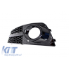 Fog Lamp Covers Side Grilles suitable for AUDI A4 B8 8K (2007-2011) RS4 Full Black Edition Fog Lamp Covers Side Grilles suitable for AUDI A4 B8 8K (2007-2011) RS4 Full Black Edition