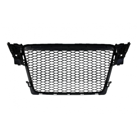 Badgeless Front Grille suitable for AUDI A4 B8 (2007-2012) RS Design Piano Black Badgeless Front Grille suitable for AUDI A4 B8 (2007-2012) RS Design Piano Black