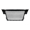Badgeless Front Grille suitable for AUDI A4 B8 (2007-2012) RS Design Piano Black Badgeless Front Grille suitable for AUDI A4 B8 (2007-2012) RS Design Piano Black