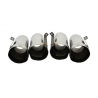 Suitable for AUDI A4 B8 Sedan Pre Facelift (2007-2012) Rear Bumper Valance Diffuser & Exhaust Tips AB-Design Suitable for AUDI A4 B8 Sedan Pre Facelift (2007-2012) Rear Bumper Valance Diffuser & Exhaust Tips AB-Design