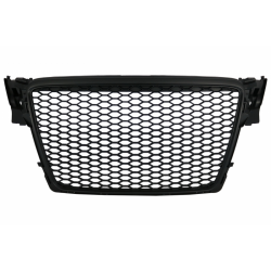 Badgeless Front Grille Suitable for Audi A4 B8 (2008-2011) RS4 Design Matt Black