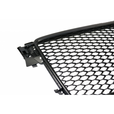 Badgeless Front Grille Suitable for Audi A4 B8 (2008-2011) RS4 Design Matt Black Badgeless Front Grille Suitable for Audi A4 B8 (2008-2011) RS4 Design Matt Black