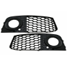 Fog Lamp Covers Side Grilles Suitable for Audi A4 B8 8K (2007-2011) RS4 GLOSSY Black Edition Fog Lamp Covers Side Grilles Suitable for Audi A4 B8 8K (2007-2011) RS4 GLOSSY Black Edition