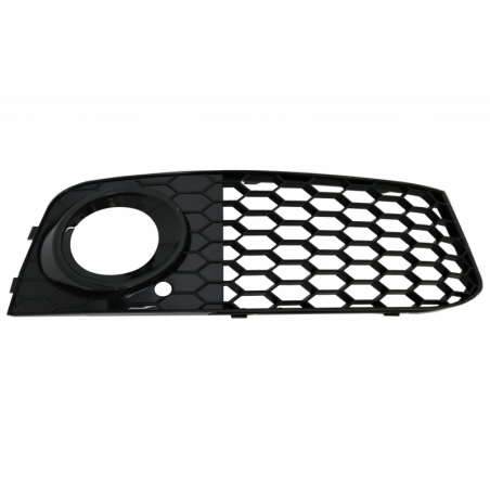 Fog Lamp Covers Side Grilles Suitable for Audi A4 B8 8K (2007-2011) RS4 GLOSSY Black Edition Fog Lamp Covers Side Grilles Suitable for Audi A4 B8 8K (2007-2011) RS4 GLOSSY Black Edition