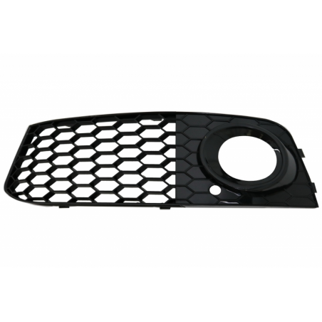 Fog Lamp Covers Side Grilles Suitable for Audi A4 B8 8K (2007-2011) RS4 GLOSSY Black Edition Fog Lamp Covers Side Grilles Suitable for Audi A4 B8 8K (2007-2011) RS4 GLOSSY Black Edition