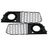 Fog Lamp Covers Side Grilles Suitable for Audi A4 B8 8K (2007-2011) RS4 GLOSSY Black Edition Fog Lamp Covers Side Grilles Suitable for Audi A4 B8 8K (2007-2011) RS4 GLOSSY Black Edition