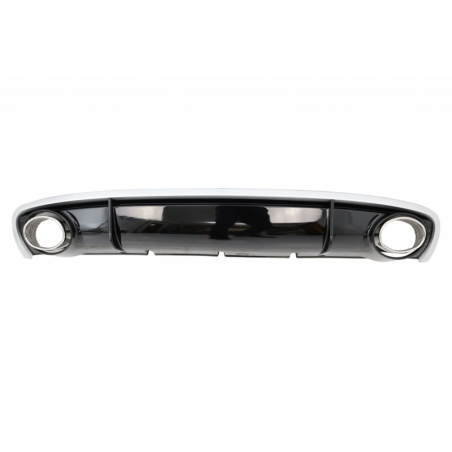 Rear Bumper Valance Diffuser & Exhaust Tips suitable for AUDI A4 B8 B8.5 Limousine Avant Facelift (2012-2015) RS4 Design Rear Bumper Valance Diffuser & Exhaust Tips suitable for AUDI A4 B8 B8.5 Limousine Avant Facelift (2012-2015) RS4 Design