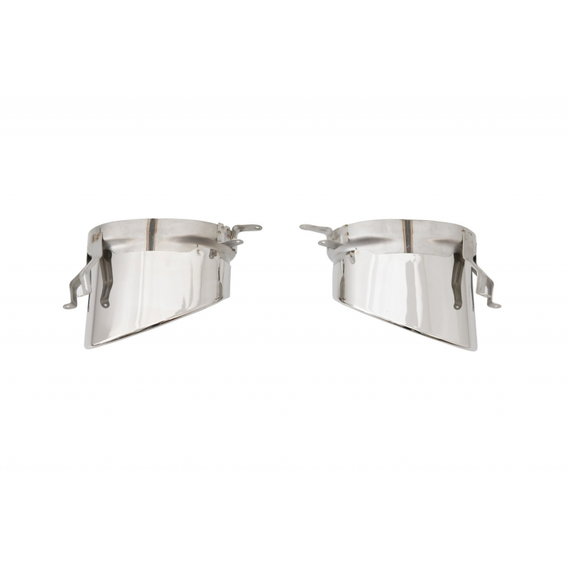 Rear Bumper Valance Diffuser & Exhaust Tips suitable for AUDI A4 B8 B8.5 Limousine Avant Facelift (2012-2015) RS4 Design