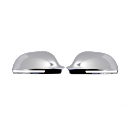 3M Adhesive Mirror Caps Covers Chrome suitable for AUDI A3 8P, A4 B8, A6 4F Facelift, A5 S5 RS5, A8 3M Adhesive Mirror Caps Covers Chrome suitable for AUDI A3 8P, A4 B8, A6 4F Facelift, A5 S5 RS5, A8