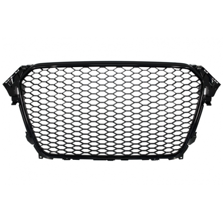 Badgeless Front Grille suitable for AUDI A4 B8 Facelift (2012-2015) RS Design Piano Black With and Without PDC Badgeless Front Grille suitable for AUDI A4 B8 Facelift (2012-2015) RS Design Piano Black With and Without PDC