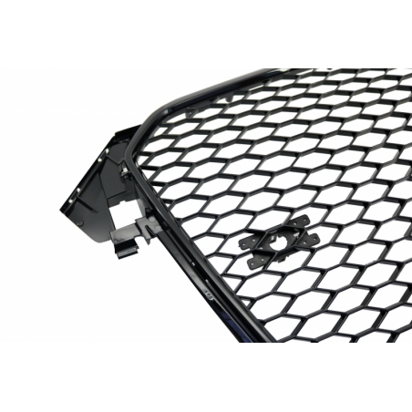 Badgeless Front Grille suitable for AUDI A4 B8 Facelift (2012-2015) RS Design Piano Black With and Without PDC Badgeless Front Grille suitable for AUDI A4 B8 Facelift (2012-2015) RS Design Piano Black With and Without PDC