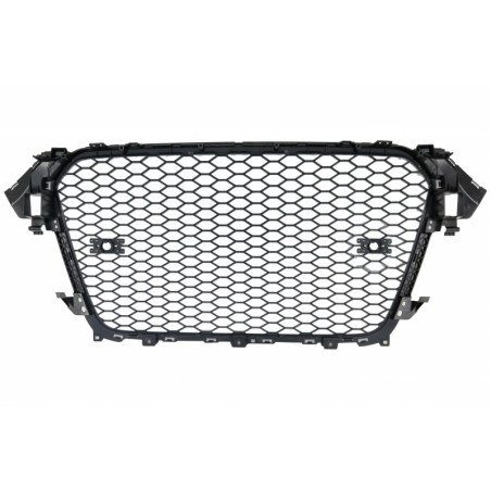 Badgeless Front Grille suitable for AUDI A4 B8 Facelift (2012-2015) RS Design Piano Black With and Without PDC Badgeless Front Grille suitable for AUDI A4 B8 Facelift (2012-2015) RS Design Piano Black With and Without PDC