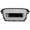 Badgeless Front Grille suitable for AUDI A4 B8 Facelift (2012-2015) RS Design Honeycomb Piano Black With PDC Covers Badgeless Front Grille suitable for AUDI A4 B8 Facelift (2012-2015) RS Design Honeycomb Piano Black With PDC Covers