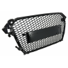 Badgeless Front Grille suitable for AUDI A4 B8 Facelift (2012-2015) RS Design Honeycomb Piano Black With PDC Covers Badgeless Front Grille suitable for AUDI A4 B8 Facelift (2012-2015) RS Design Honeycomb Piano Black With PDC Covers