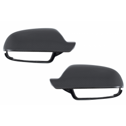 Mirror Covers suitable for AUDI A4 B8 Facelift (2012-2015), AUDI A5 8T Facelift (2012-2016) Real Carbon Fiber