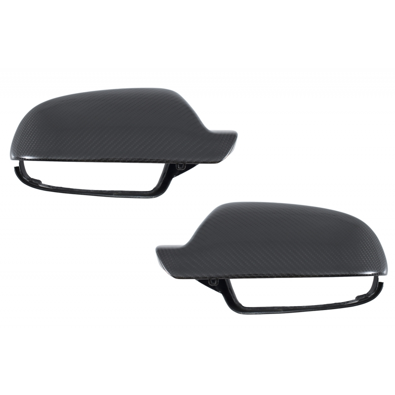 Mirror Covers suitable for AUDI A4 B8 Facelift (2012-2015), AUDI A5 8T Facelift (2012-2016) Real Carbon Fiber