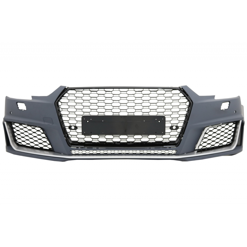 Front Bumper Grilles suitable for AUDI A4 B9 8W (2016-) Quattro RS4 Design