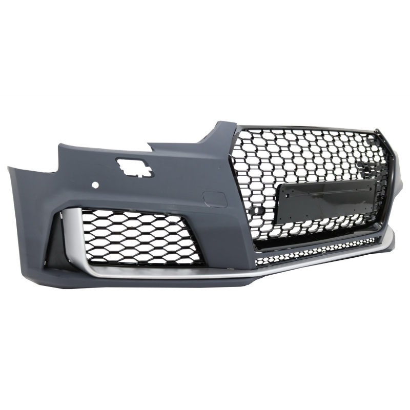 Front Bumper Grilles suitable for AUDI A4 B9 8W (2016-) Quattro RS4 Design