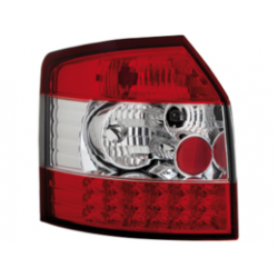 LED taillights suitable for AUDI A4 B6 Avant 01-04 _ red/crystal