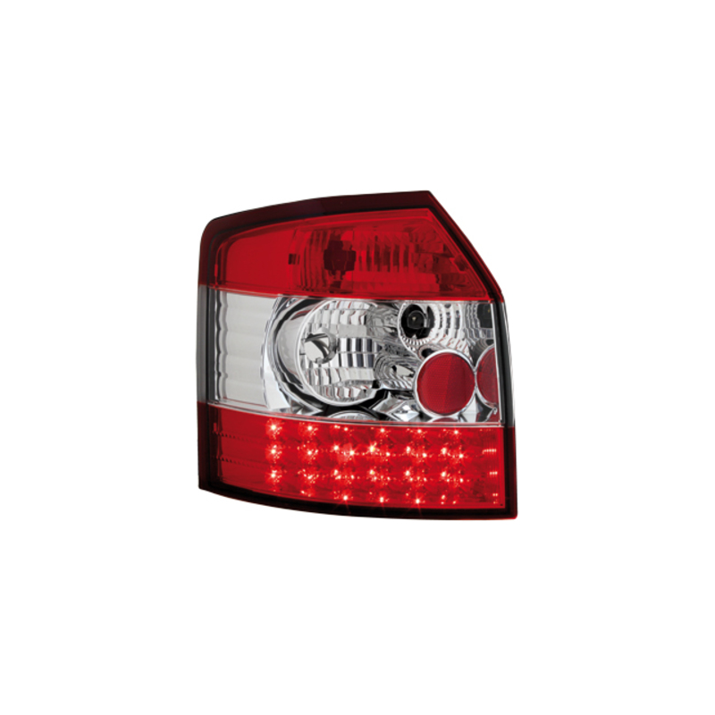 LED taillights suitable for AUDI A4 B6 Avant 01-04 _ red/crystal