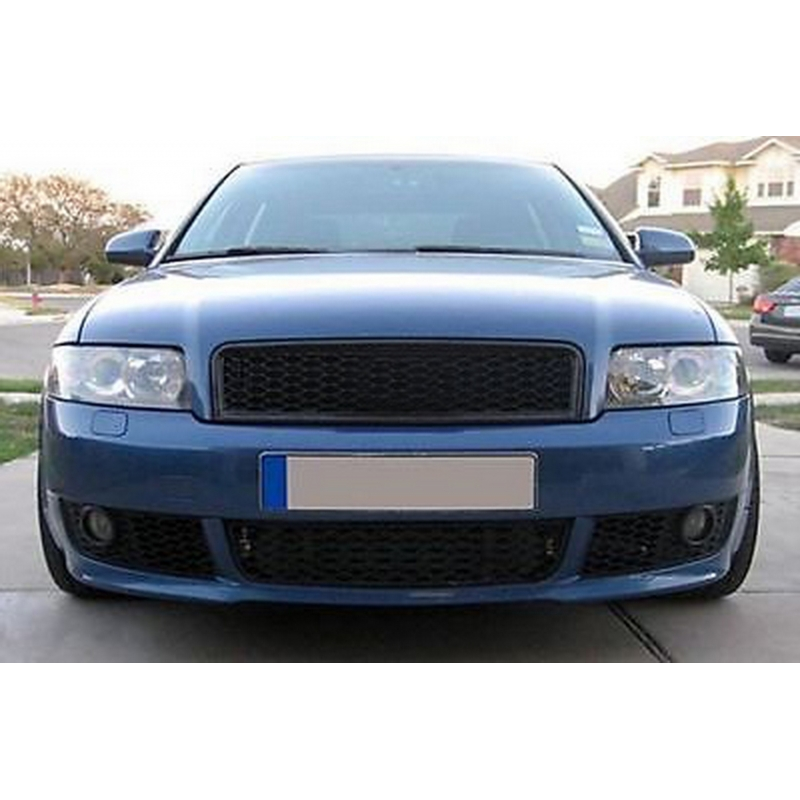 Badgeless Front Grille suitable for AUDI A4 B6 Sedan Avant 8E/8H (2001-2004) RS Design Matte Black