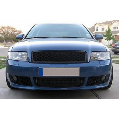 Badgeless Front Grille suitable for AUDI A4 B6 Sedan Avant 8E/8H (2001-2004) RS Design Matte Black Badgeless Front Grille suitable for AUDI A4 B6 Sedan Avant 8E/8H (2001-2004) RS Design Matte Black