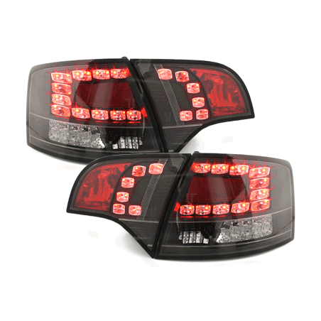 LED taillights suitable for AUDI A4 Avant B7 04-08_ LED indicators _black LED taillights suitable for AUDI A4 Avant B7 04-08_ LED indicators _black