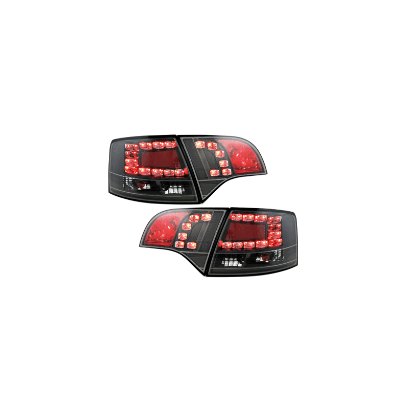 LED taillights suitable for AUDI A4 Avant B7 04-08_black