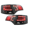 LED taillights suitable for AUDI A4 Avant B7 04-08_black LED taillights suitable for AUDI A4 Avant B7 04-08_black