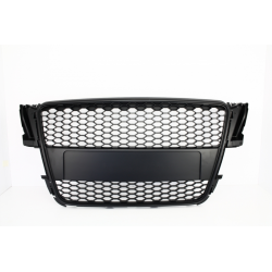 Badgeless Front Grille suitable for AUDI A5 8T (2007-2011) RS Design Matte Black