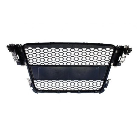 Badgeless Front Grille suitable for AUDI A5 8T (2007-2011) RS Design Matte Black Badgeless Front Grille suitable for AUDI A5 8T (2007-2011) RS Design Matte Black