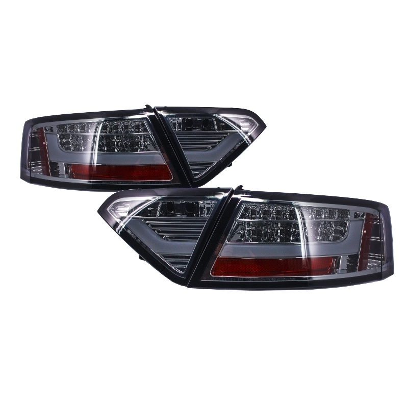 LED Taillights suitable for AUDI A5 8T Light Bar Design (2007-2011) Red/Smoke
