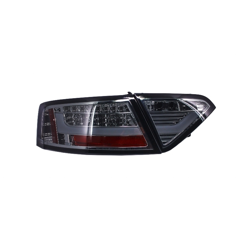 LED Taillights suitable for AUDI A5 8T Light Bar Design (2007-2011) Red/Smoke