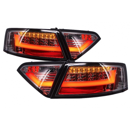 LED Taillights suitable for AUDI A5 8T Light Bar Design (2007-2011) Red/Smoke LED Taillights suitable for AUDI A5 8T Light Bar Design (2007-2011) Red/Smoke