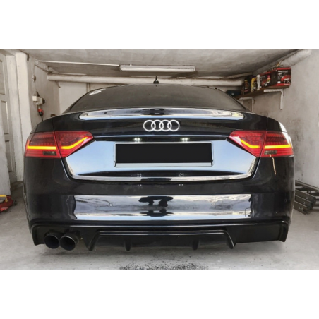 Rear Bumper Valance Air Diffuser suitable for AUDI A5 8T (2012-2016) Coupe/Cabrio RS Design Rear Bumper Valance Air Diffuser suitable for AUDI A5 8T (2012-2016) Coupe/Cabrio RS Design