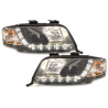 DAYLINE headlights suitable for AUDI A6 4B 97-01 _drl-optic _ black DAYLINE headlights suitable for AUDI A6 4B 97-01 _drl-optic _ black