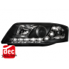 DAYLINE headlights suitable for AUDI A6 4B 97-01 _drl-optic _ black DAYLINE headlights suitable for AUDI A6 4B 97-01 _drl-optic _ black