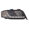 Headlights LED suitable for AUDI A6 4B (2001-2004) DRL-Optic Daytime Running Light Black Headlights LED suitable for AUDI A6 4B (2001-2004) DRL-Optic Daytime Running Light Black