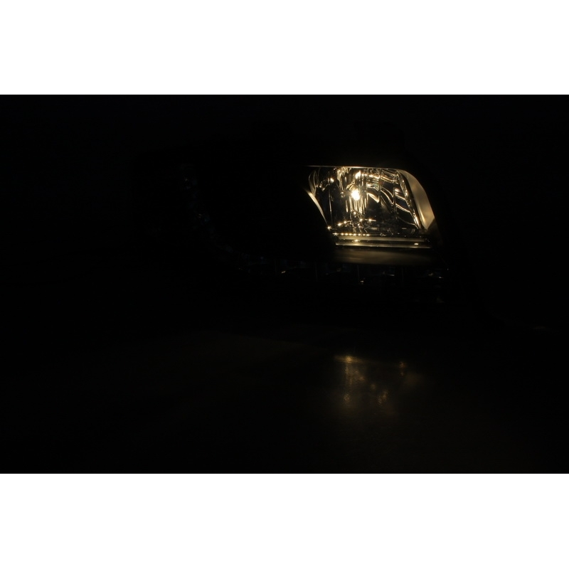 Headlights LED suitable for AUDI A6 4B (2001-2004) DRL-Optic Daytime Running Light Black