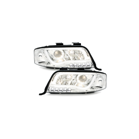 Headlights suitable for AUDI A6 4B Facelift 01-04 chrome Headlights suitable for AUDI A6 4B Facelift 01-04 chrome