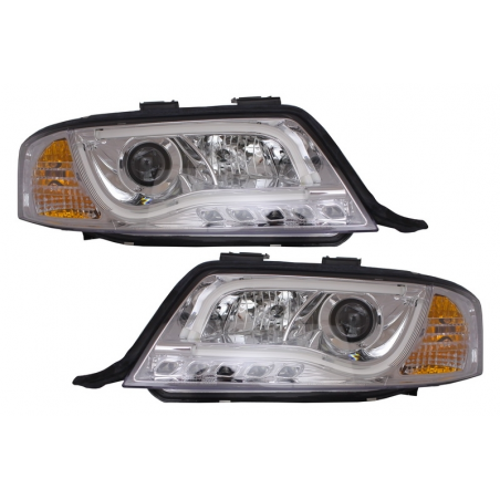 Headlights suitable for AUDI A6 4B 97-01 chrome Headlights suitable for AUDI A6 4B 97-01 chrome