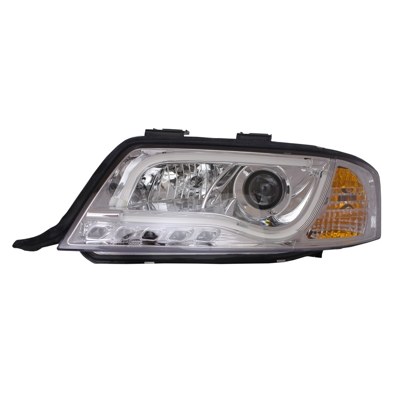Headlights suitable for AUDI A6 4B 97-01 chrome