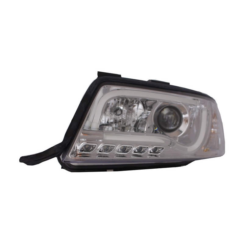 Headlights suitable for AUDI A6 4B 97-01 chrome