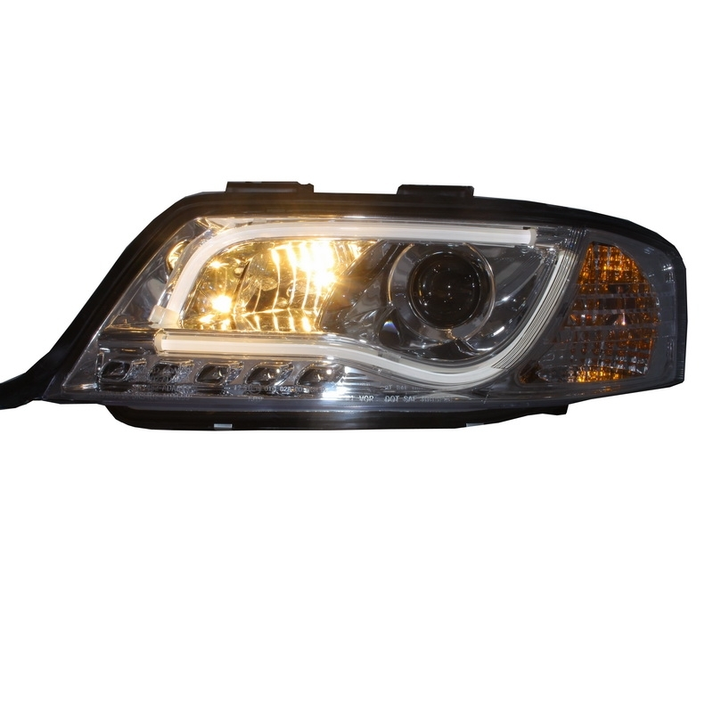 Headlights suitable for AUDI A6 4B 97-01 chrome