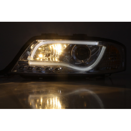 Headlights suitable for AUDI A6 4B 97-01 chrome Headlights suitable for AUDI A6 4B 97-01 chrome
