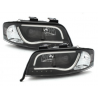 Headlights LED DRL suitable for AUDI A6 4B (1997-2001) Black Headlights LED DRL suitable for AUDI A6 4B (1997-2001) Black