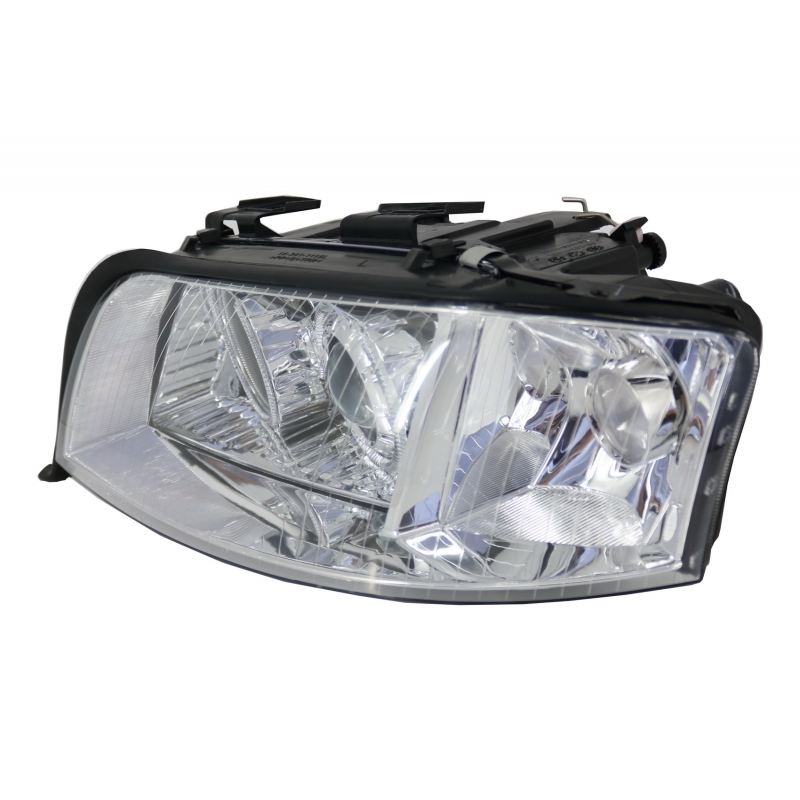 Headlights Angel Eyes Xenon suitable for AUDI A6 4B (C5) (2001-2004) Limo Avant Chrome